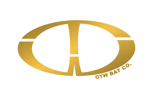 OTW Glitter Gold Sticker