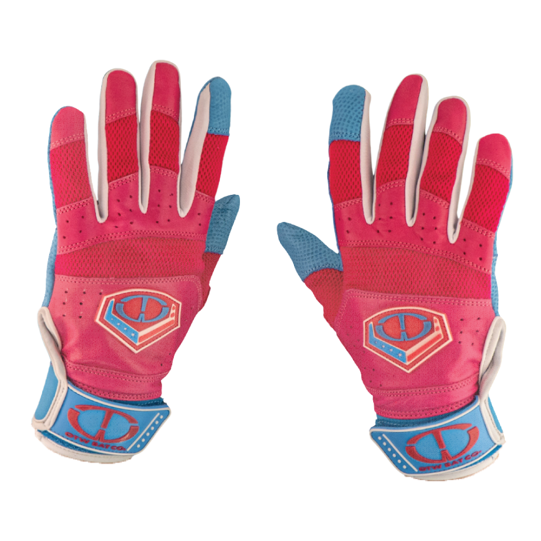 OTW BAT CO. Traditional Cuff Leather Batting Gloves: High-Performance Baseball Gear